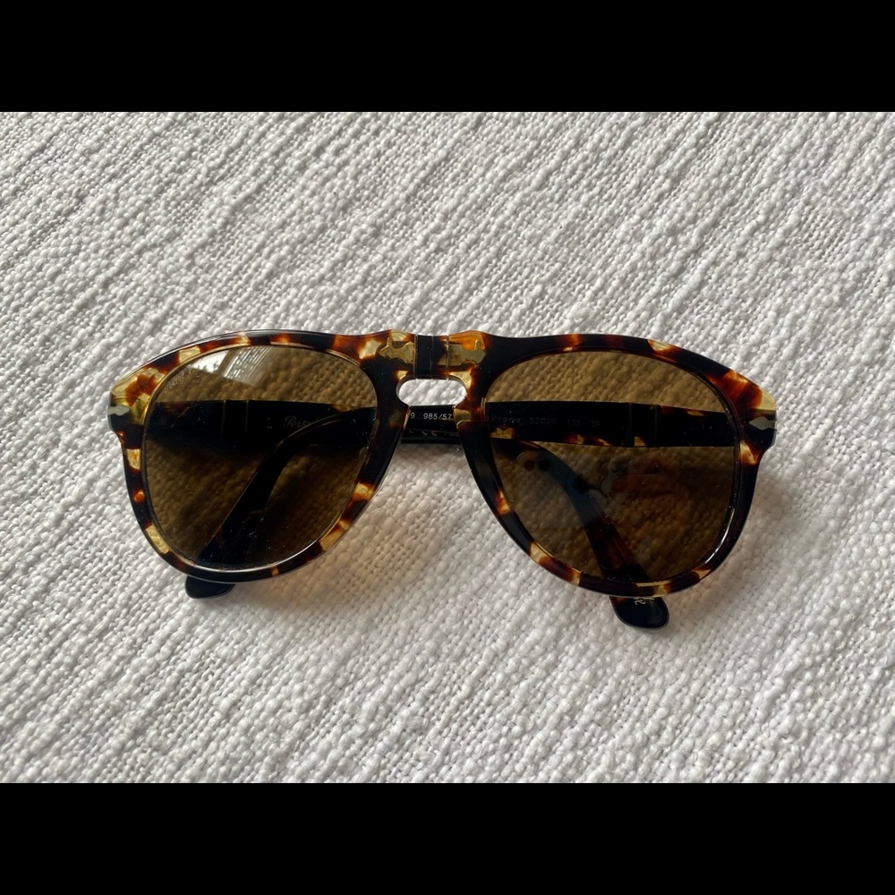 Persol 649 Polarized Sunglasses Tortoise (Tobacco)